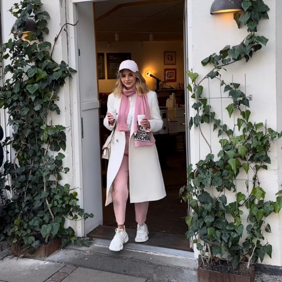 Zara double breasted wool coat cream white - Picture 2 of 10